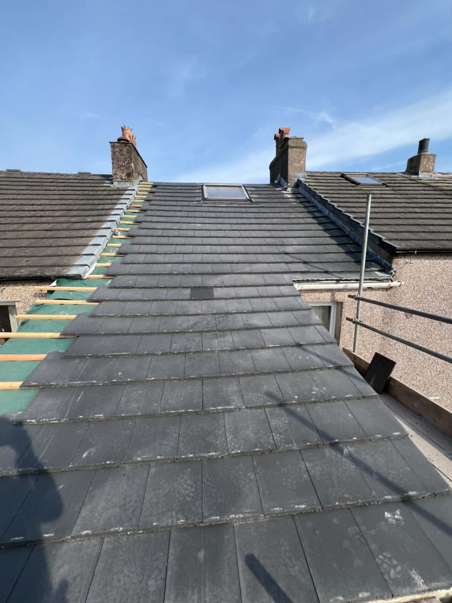 Roofing work