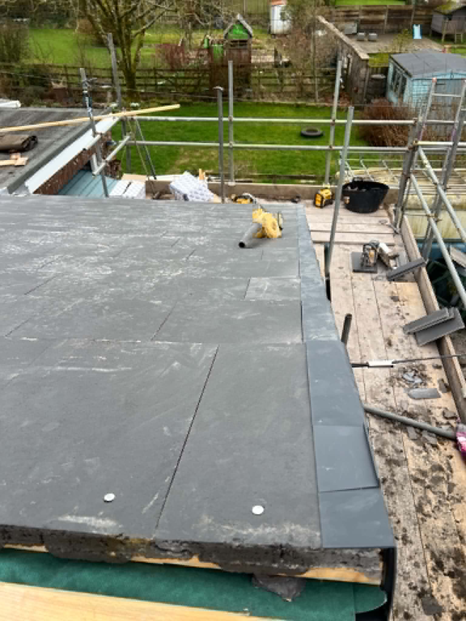 Roofing work