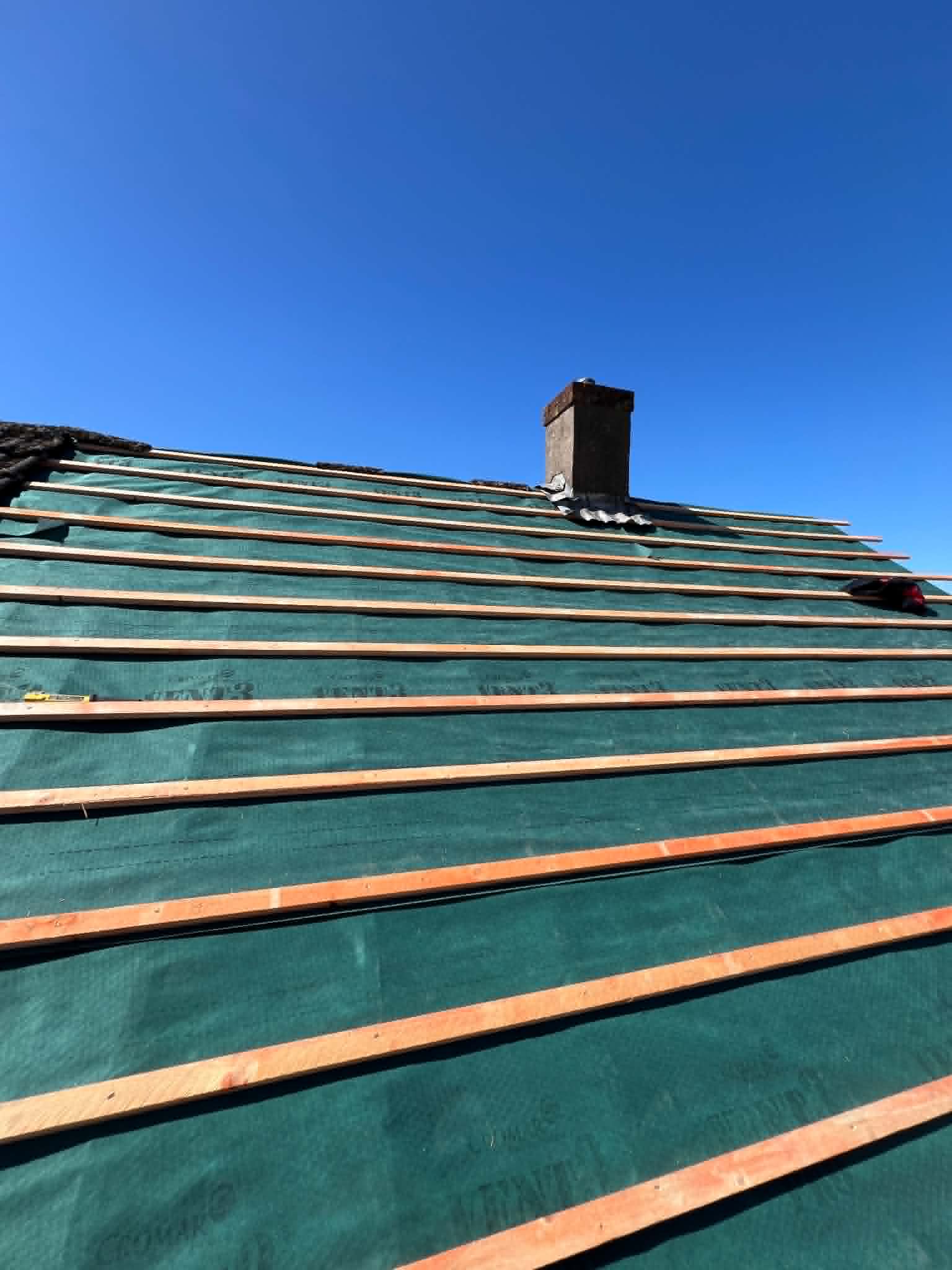 Roofing work
