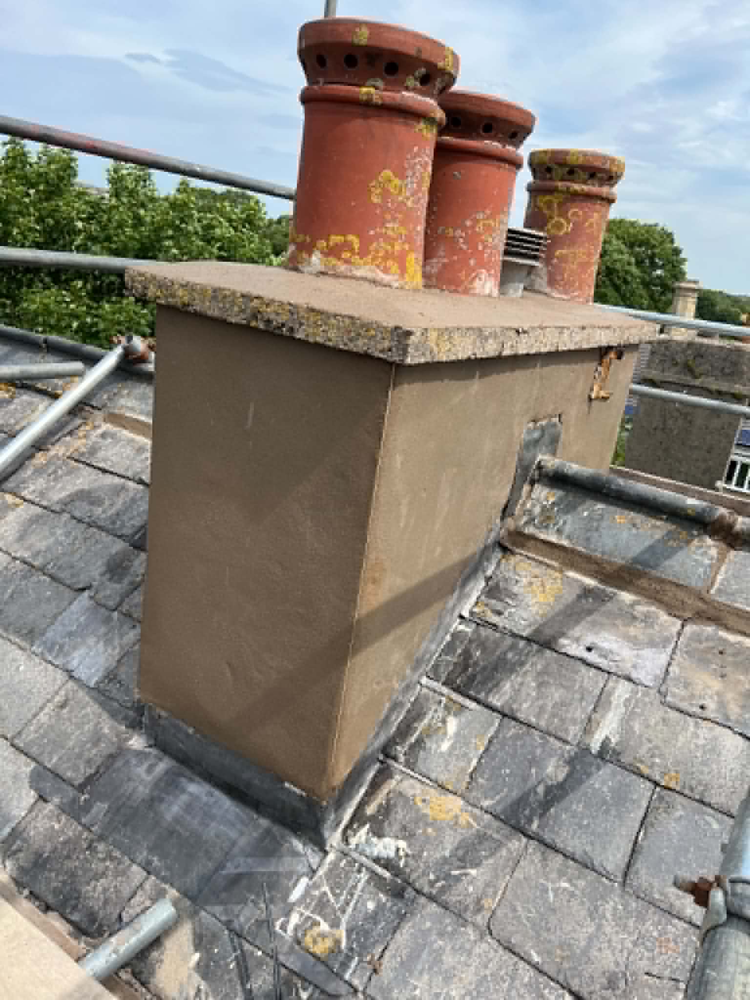 Roofing work