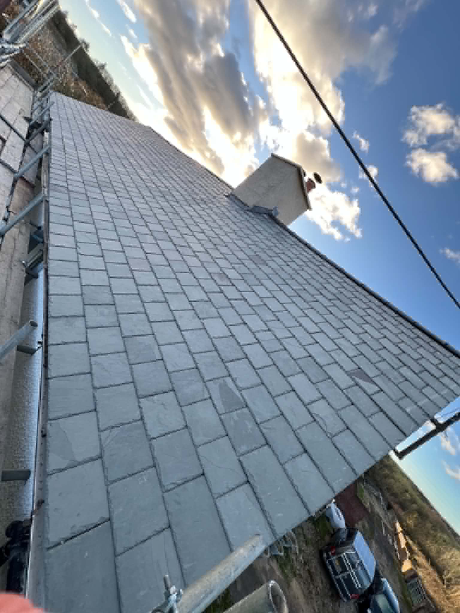 Roofing work
