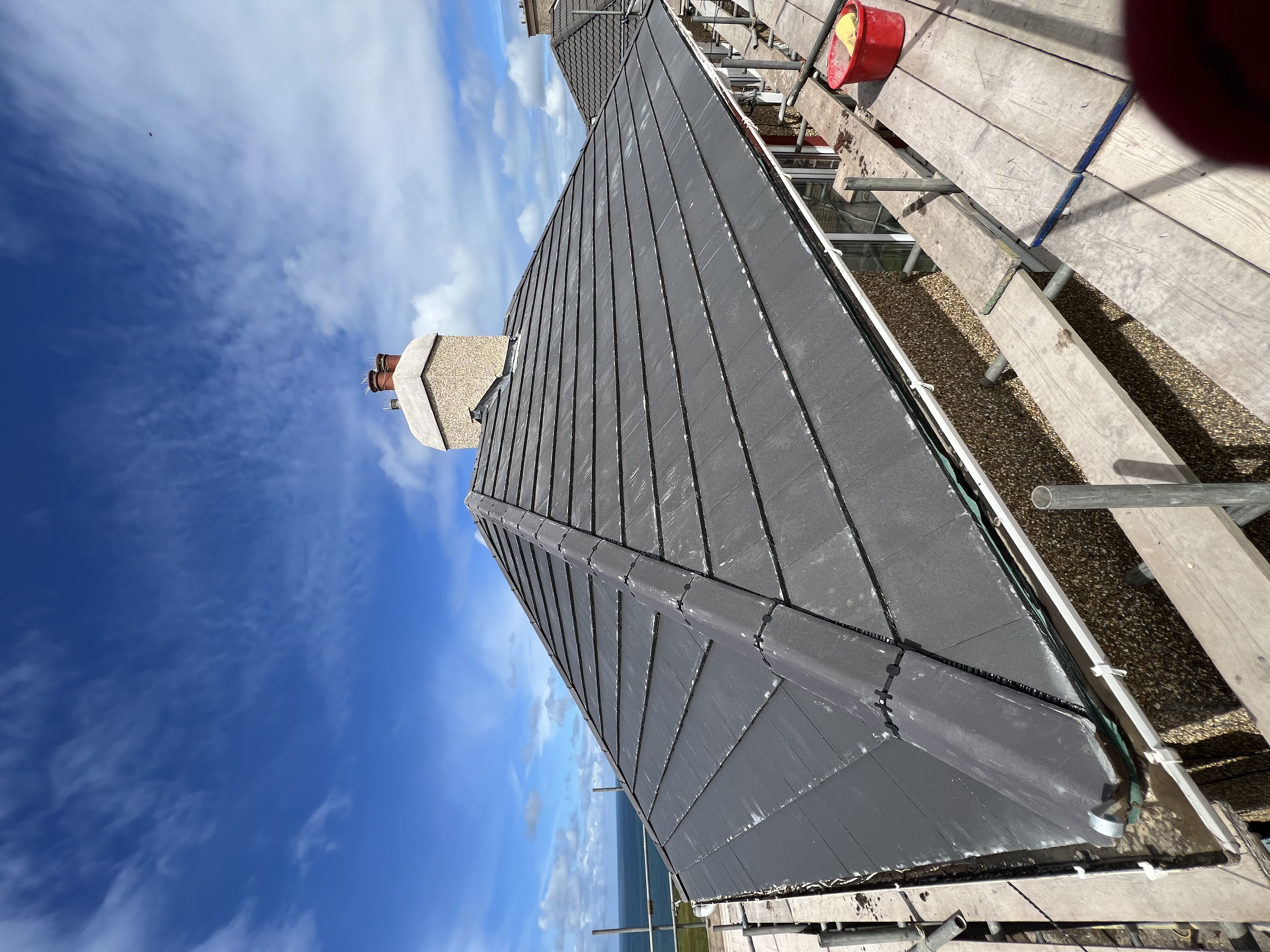 Roofing work